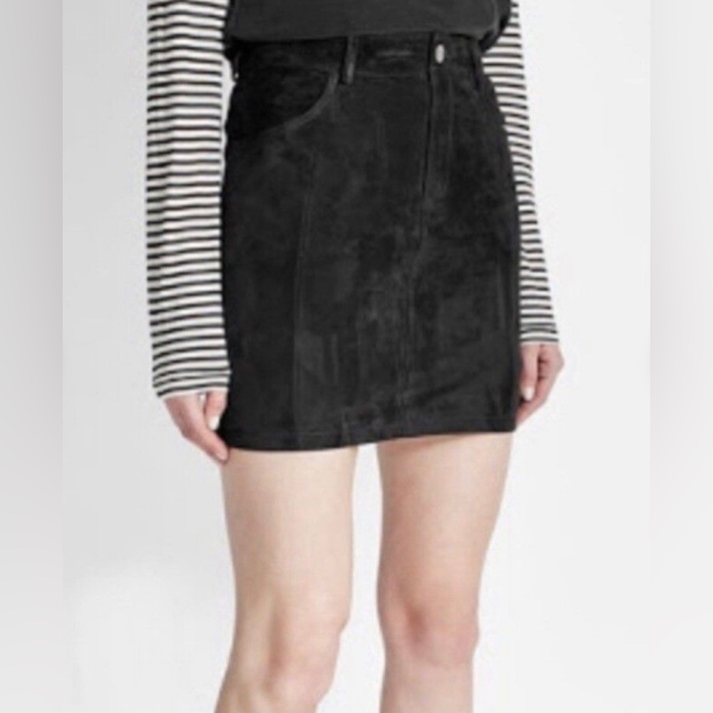 Anine Bing Black Pencil Mini Skirt for Night Out